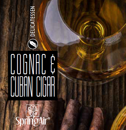 Osvěžující vůně Cognac & Cuban Cigar od SpringAir®.